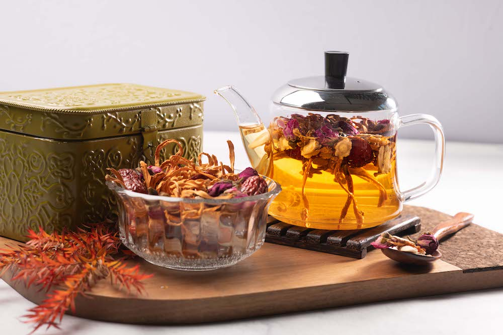 cordyceps tea - medicinal tea blends