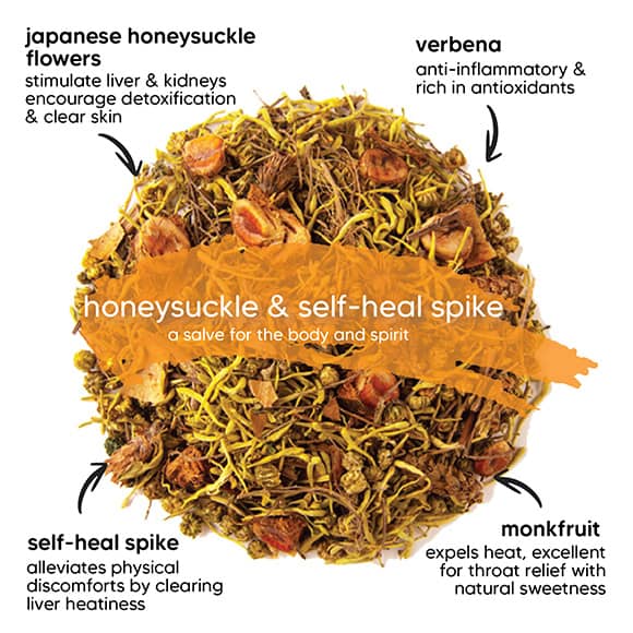 honeysuckle &amp; self-heal spike
