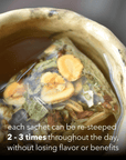 cordyceps tea - medicinal tea blends - qisane