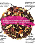 hibiscus & mandarin peel tea - qisane